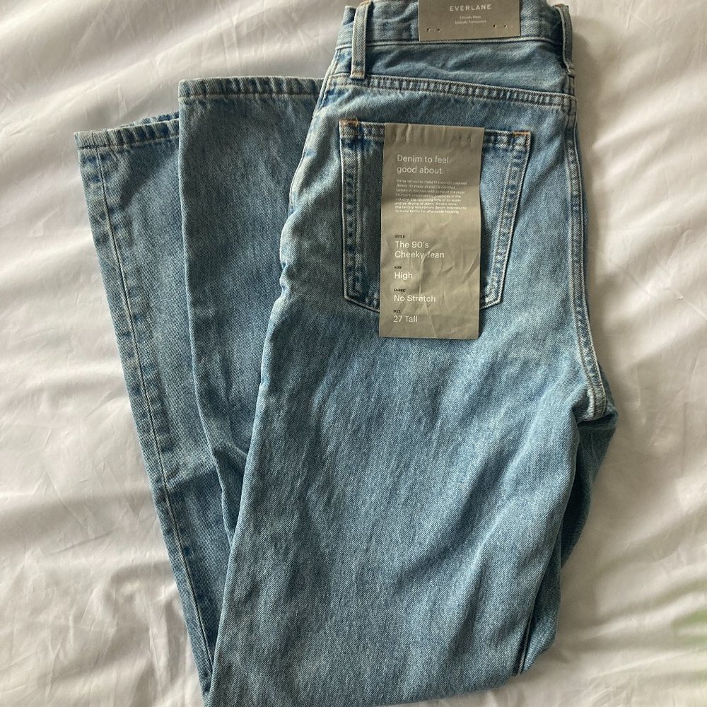 Everlane 90s Cheeky Jeans Tall 27 NWT
